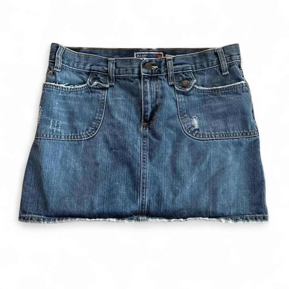 Y2K Old Navy Low Waist Denim Mini Skirt